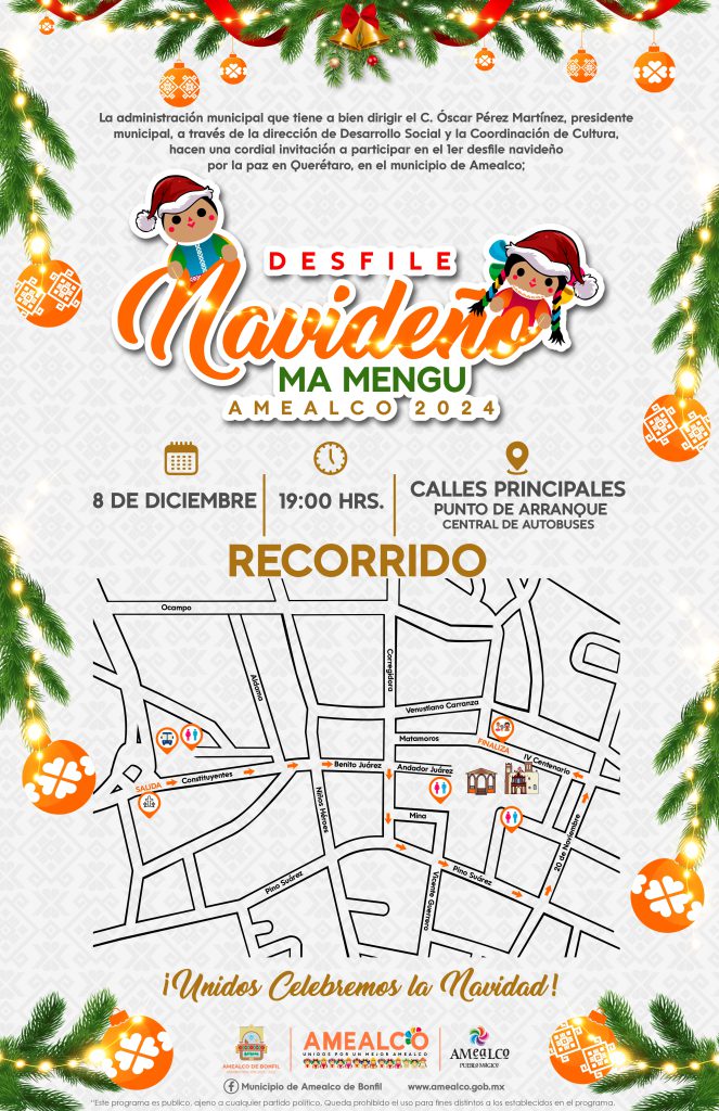 Desfile Navideño Amealco 2024