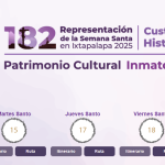 Programación de la Semana Santa en Iztapalapa 2025
